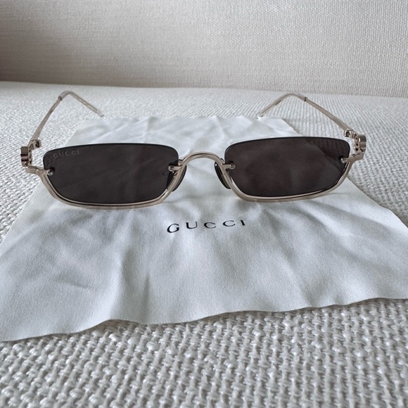 AUTHENTIC Gucci rectangular-framed glasses - Picture 2 of 9